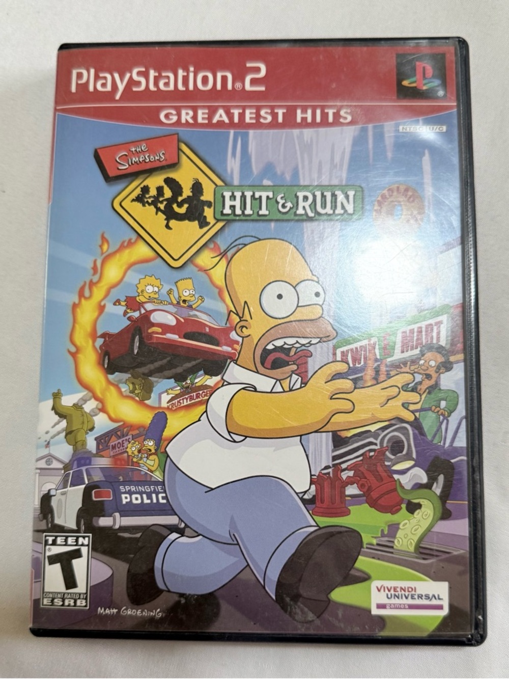 PlayStation 2 Greatest Hits - The Simpsons: Hit & Run